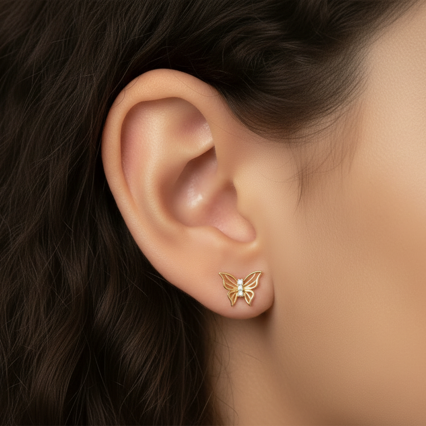 Twinkle Butterfly Studs