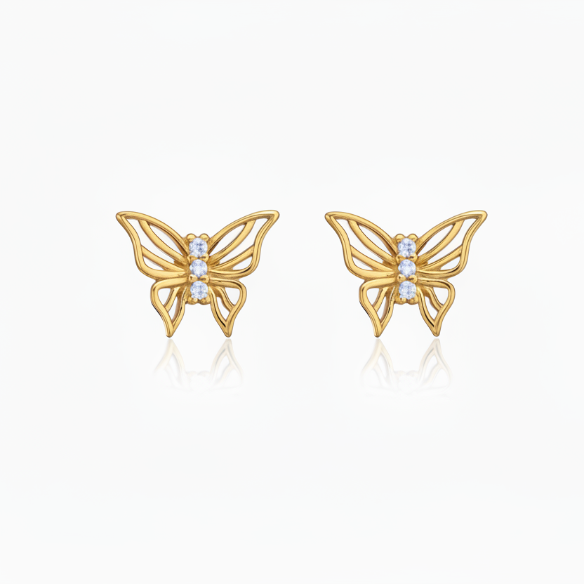 Twinkle Butterfly Studs