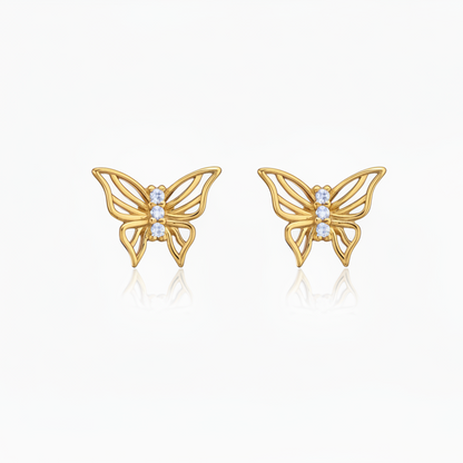 Twinkle Butterfly Studs