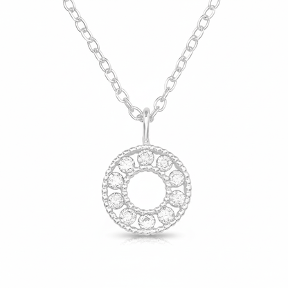 Eternal Halo Pendant Necklace
