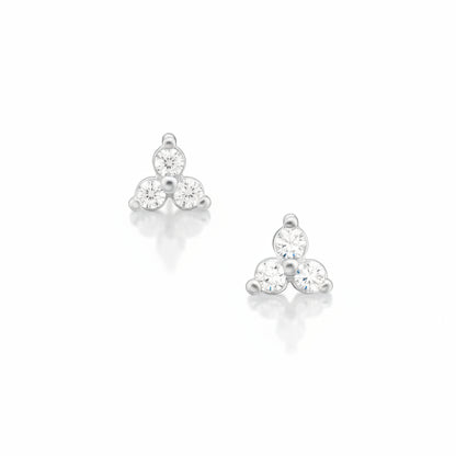 Minimalistic tiny studs sterling silver for girls 