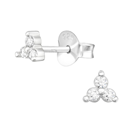 Minimalistic tiny studs sterling silver for girls 