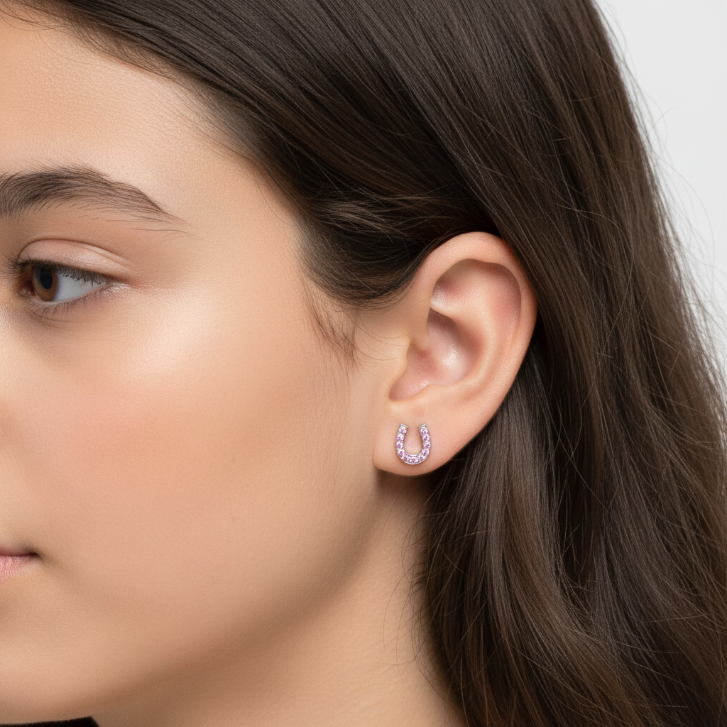 Lucky Horseshoe Studs