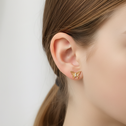 Twinkle Butterfly Studs